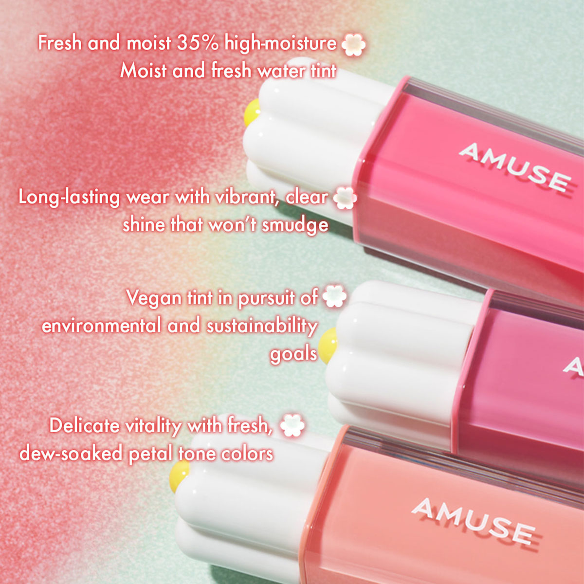 [ClearanceSale] AMUSE DEW TINT - Lip Tint Korean review and price